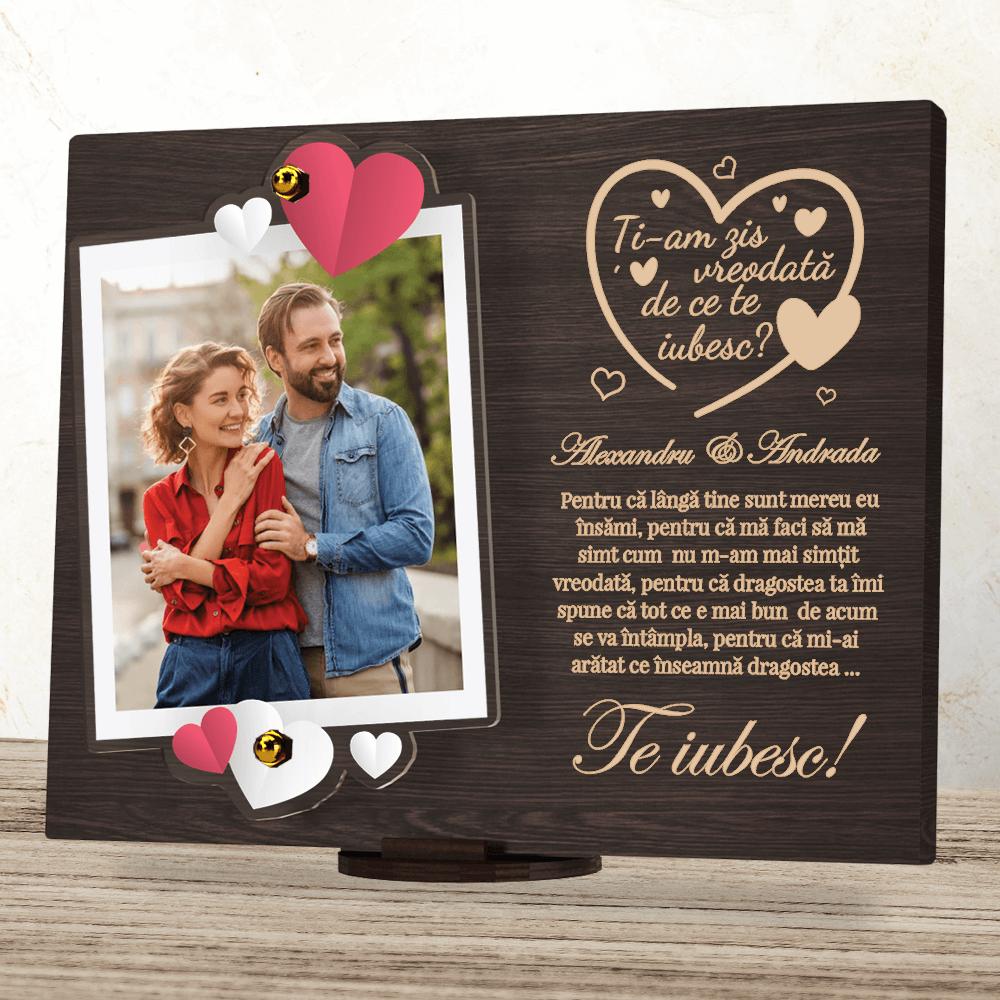 Placheta personalizata - Inima mea