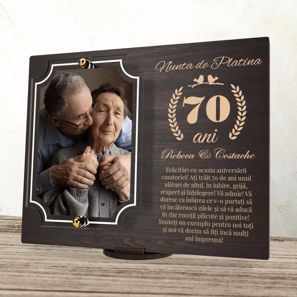 placheta-personalizata-aniversare-70-ani-nunta-de-platina