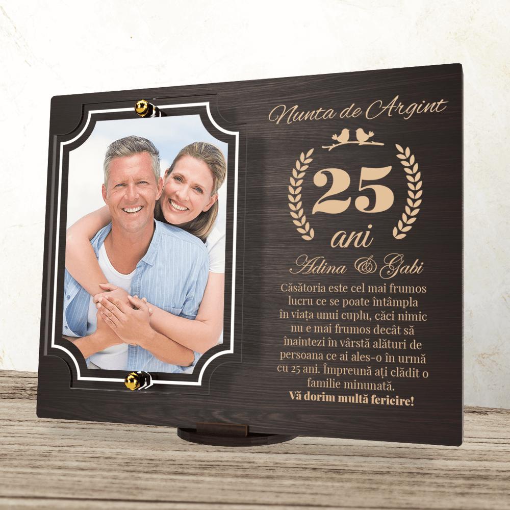 placheta-personalizata-aniversare-25-ani-nunta-de-argint