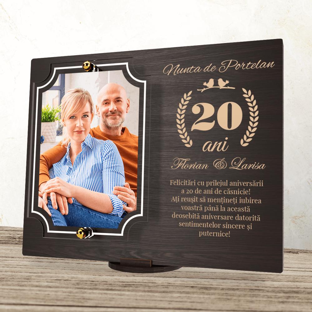 placheta-personalizata-aniversare-20-ani-nunta-de-portelan