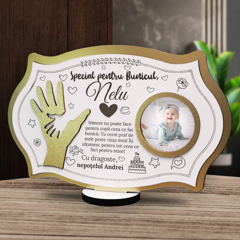 Rama foto personalizata – Special pentru bunicul