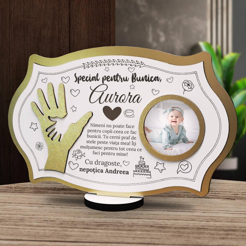 Rama foto personalizata – Special pentru bunica