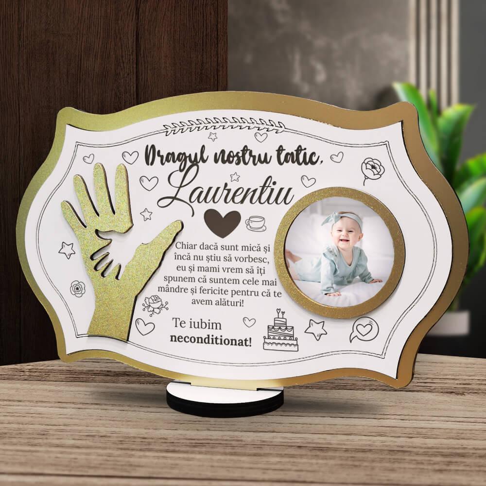 Rama foto personalizata – Special pentru tatic