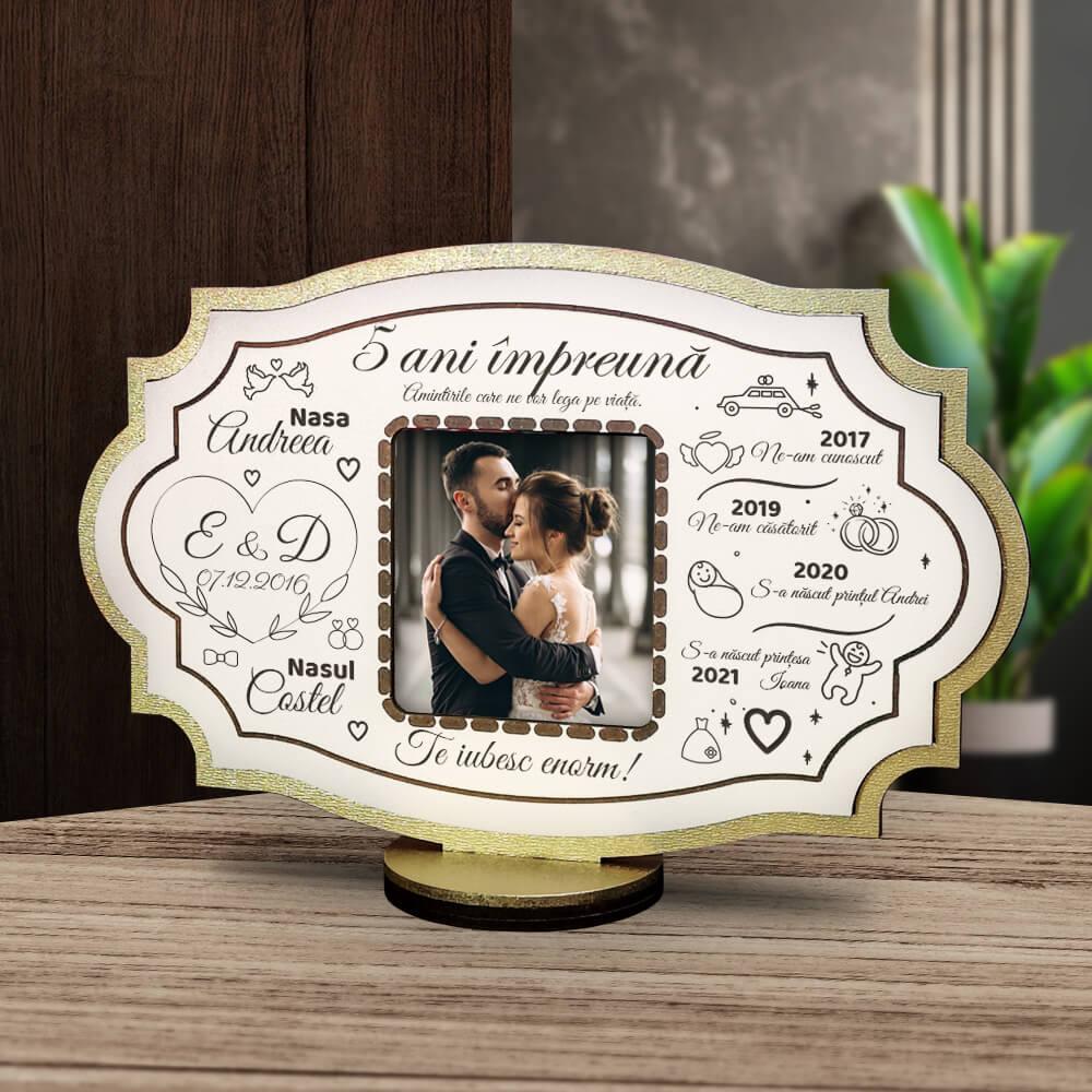 Rama foto personalizata - Aniversare casatorie