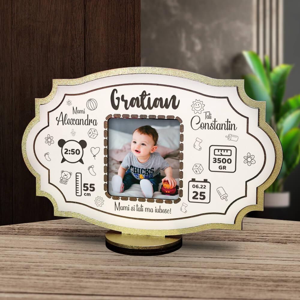 Rama foto personalizata - Bebe