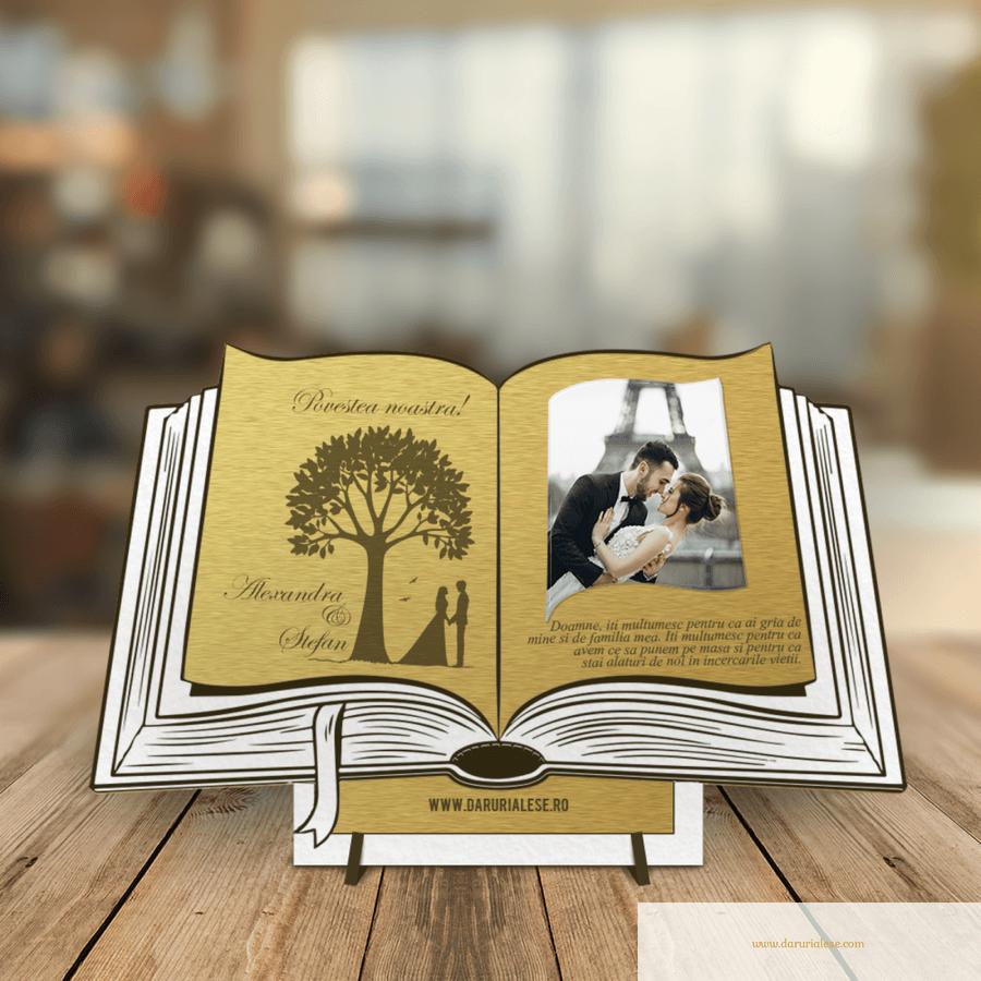 Cadou personalizat Trofeu - Carticica - Casatorie