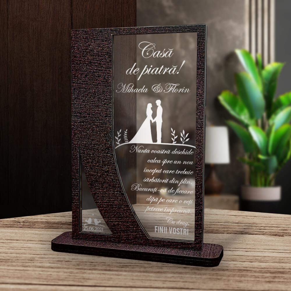 Cadou personalizat Trofeu -  Casa de piatra model 2