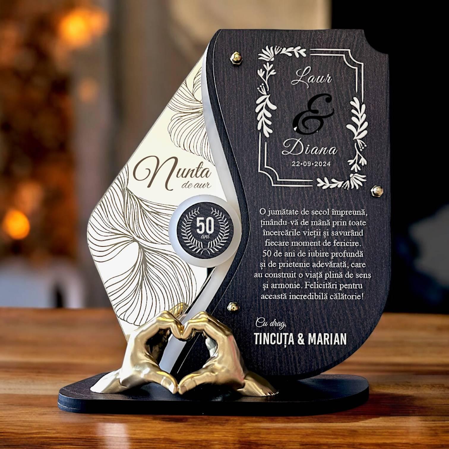 trofeu-personalizat-50-ani-nunta-de-aur-manute